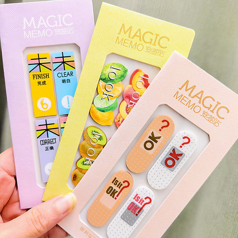 Magic Memo Waterproof Translucent Sticky Notes