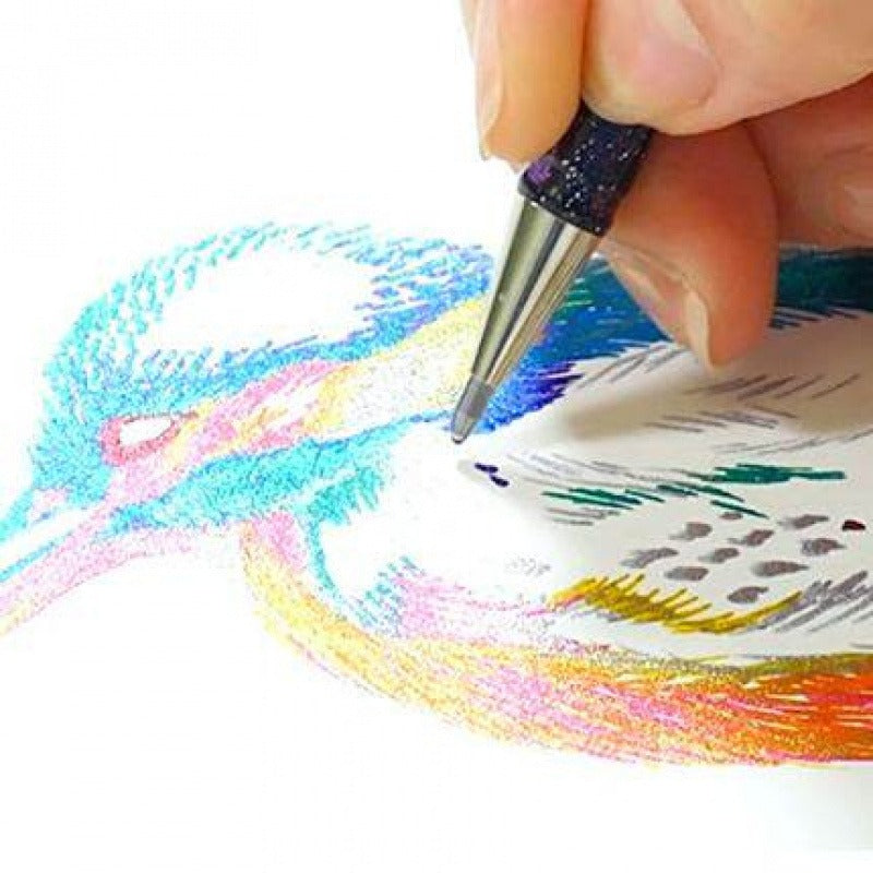 Pentel K110 Hybrid Dual Metallic Glitter Gel Pen