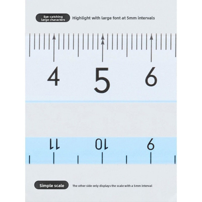 Raymay Easy to See Grid Ruler 15cm