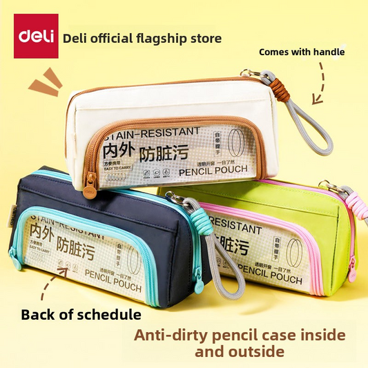 Deli Stain-Resistant Large Pencil Case