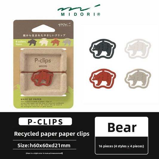 Midori P-Clips Eco-Friendly Paper Clips