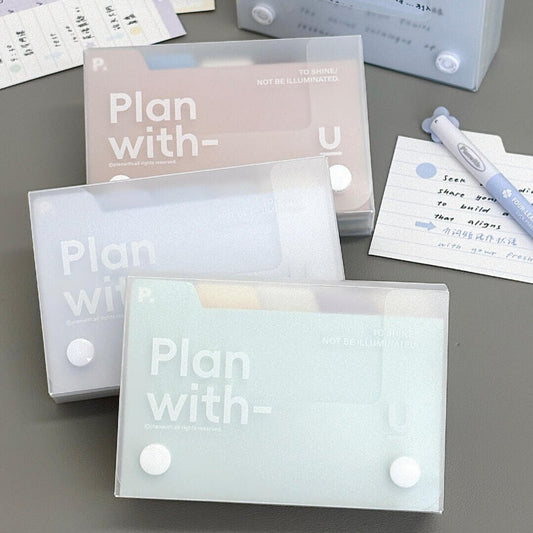Planwith Memo Card Divider with Index