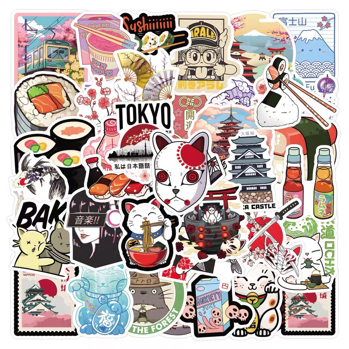Japanese Culture-themed Sticker Sets