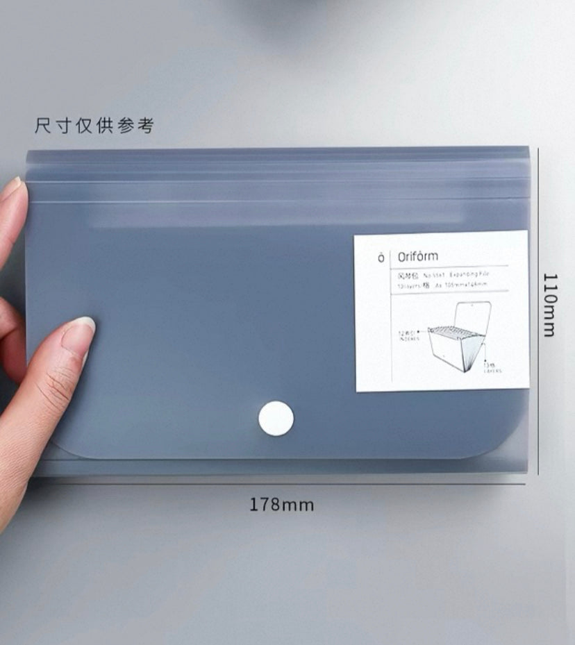 Deli Accordion Style Receipt File