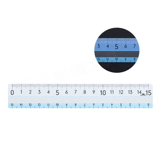 Raymay Easy to See Grid Ruler 15cm
