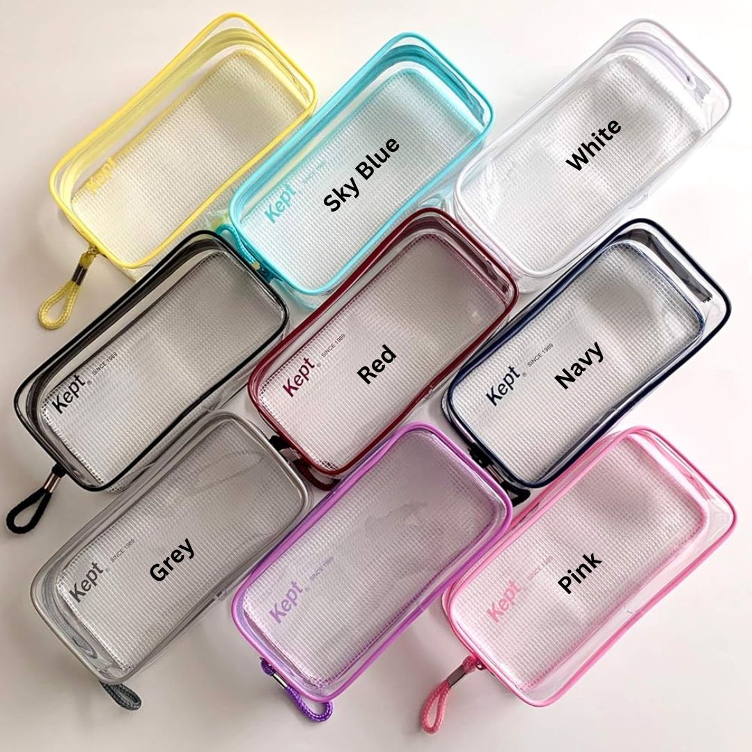 Raymay Kept Clear Wide Pencil Case/ Organiser