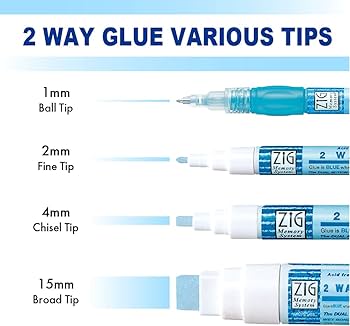 ZIG Glue Pen and Laser Sheet Set