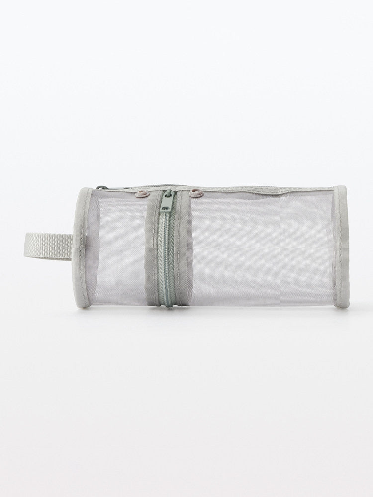 Muji Nylon Mesh Vertical/Horizontal Pen Case