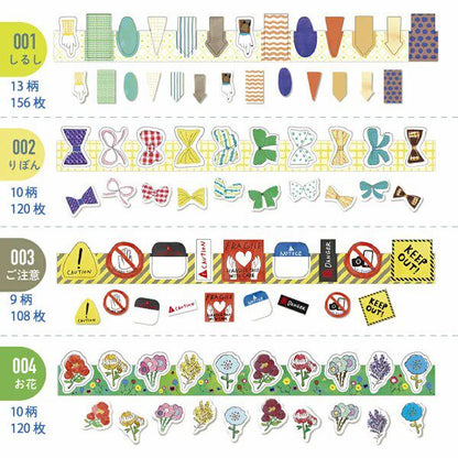 Kobaru KaraKara Peritte Washi Sticker Roll