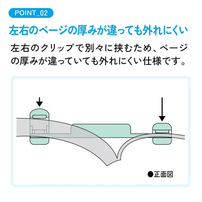 Kokuyo Campus Portable Book Clip