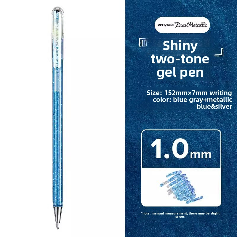 Pentel K110 Hybrid Dual Metallic Glitter Gel Pen