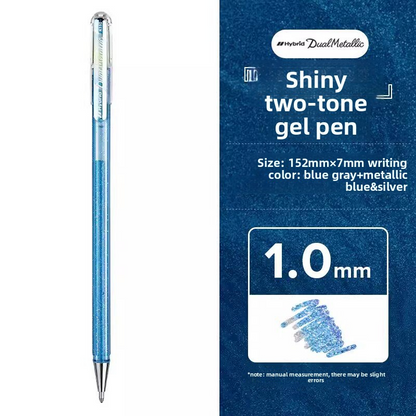 Pentel K110 Hybrid Dual Metallic Glitter Gel Pen