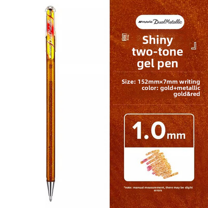 Pentel K110 Hybrid Dual Metallic Glitter Gel Pen