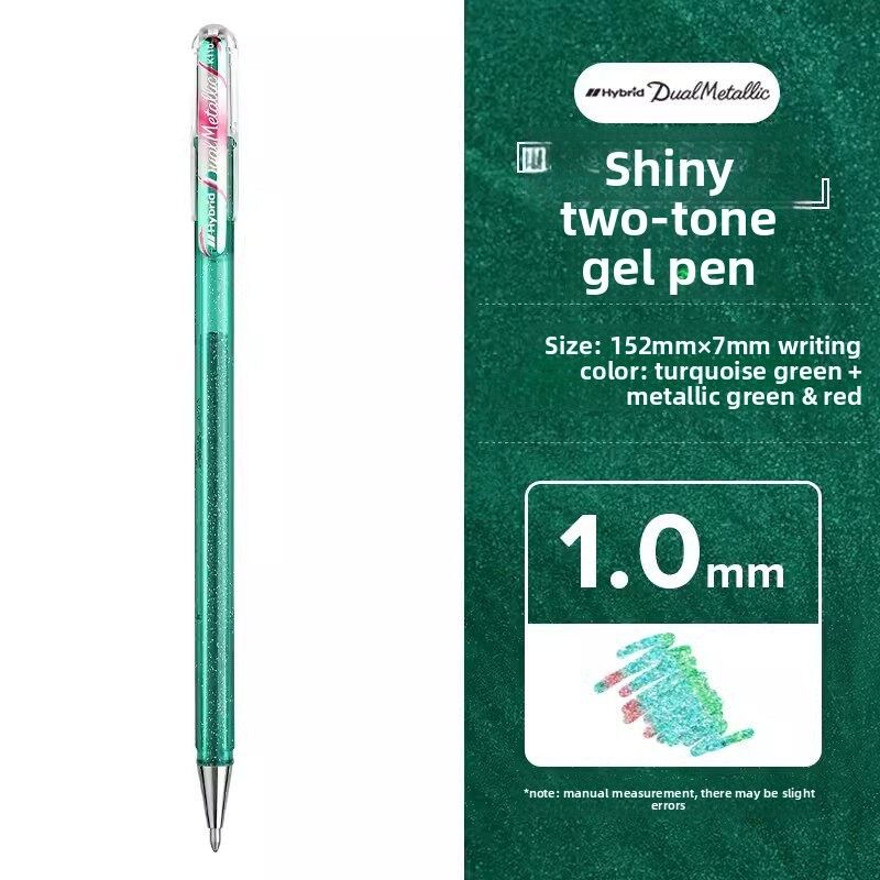 Pentel K110 Hybrid Dual Metallic Glitter Gel Pen