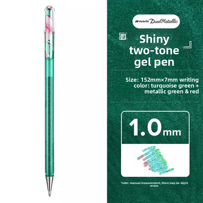 Pentel K110 Hybrid Dual Metallic Glitter Gel Pen