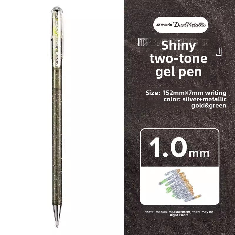 Pentel K110 Hybrid Dual Metallic Glitter Gel Pen