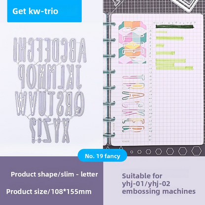 Kw-Trio Embossing Stencils & Plates
