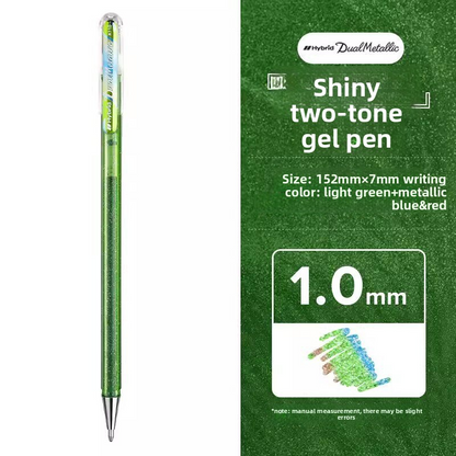 Pentel K110 Hybrid Dual Metallic Glitter Gel Pen