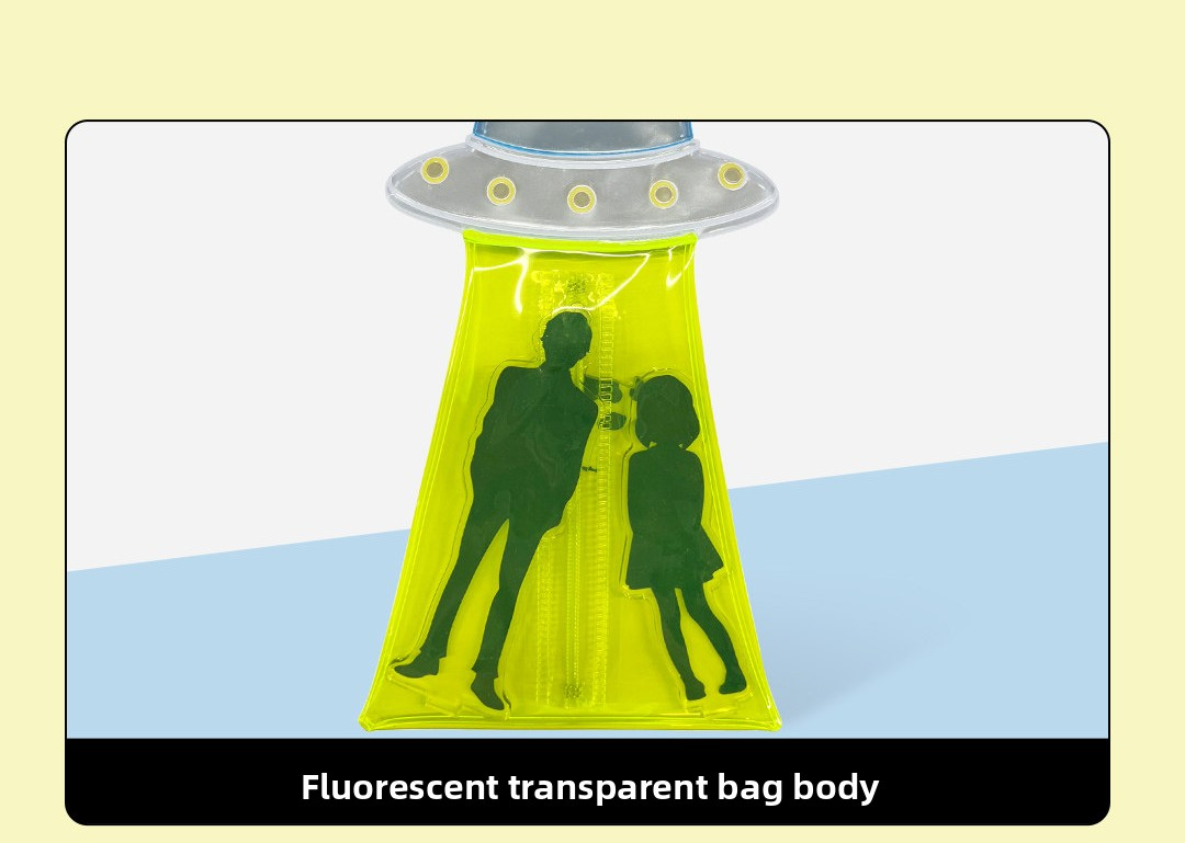 Sunstar UFO Unidentified Flying Flat Pouch