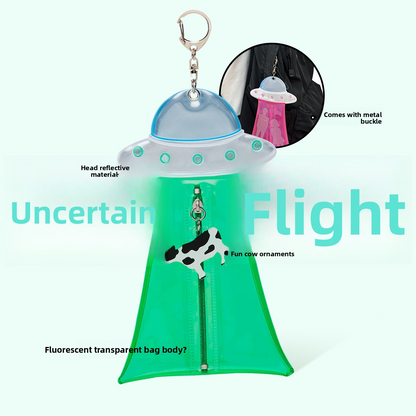 Sunstar UFO Unidentified Flying Flat Pouch