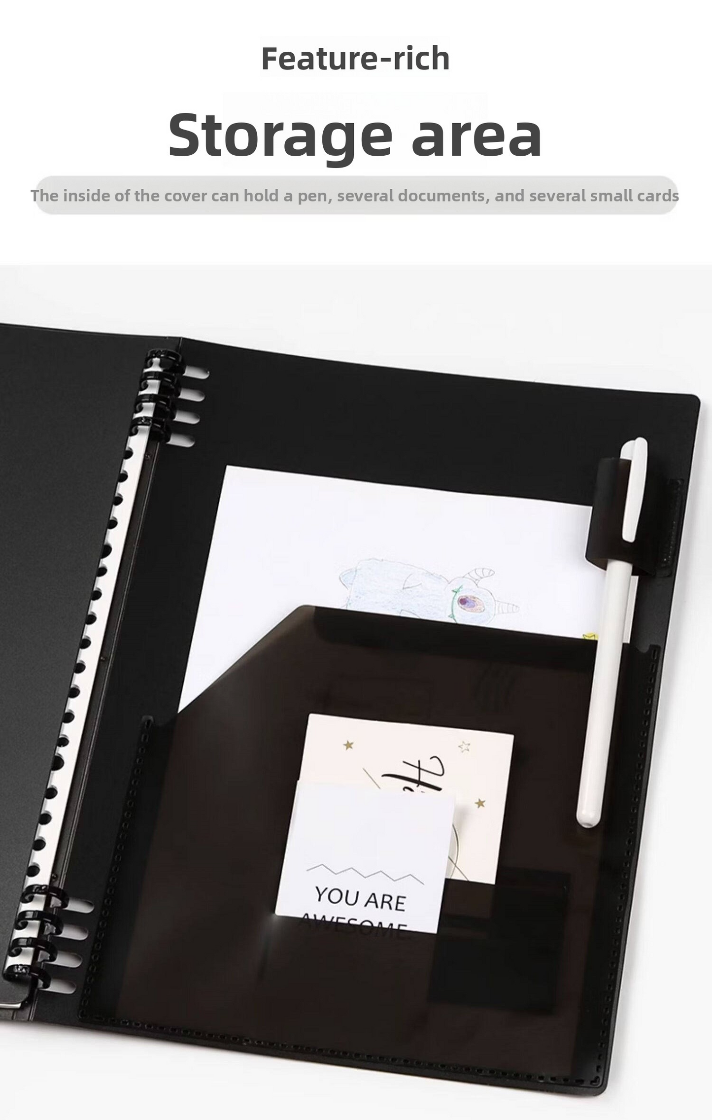 King Jim Detachable Ring Binder Notebook