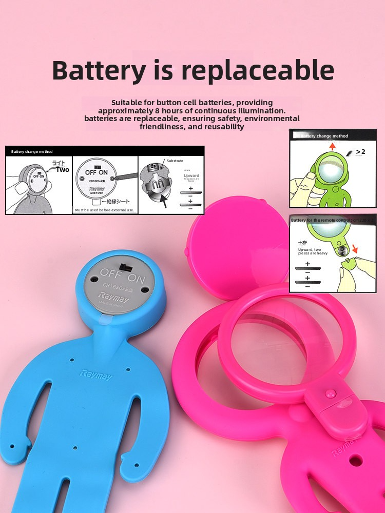 Raymay Light Man Bendable Book Lamp