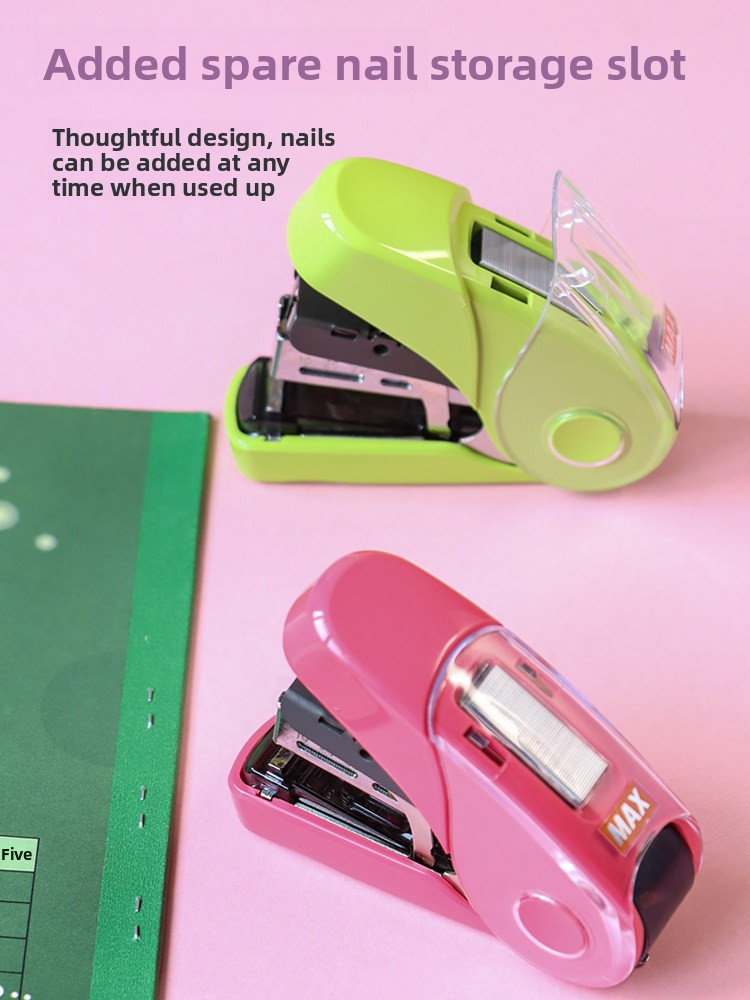 Max Flat Clinch Mini Stapler