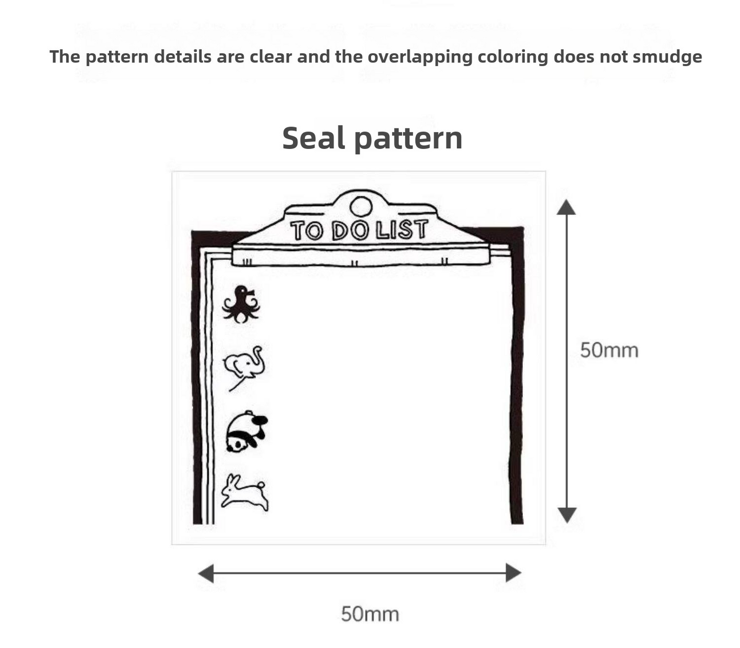 Midori Pre-Inked Paintable Stamp (Square)
