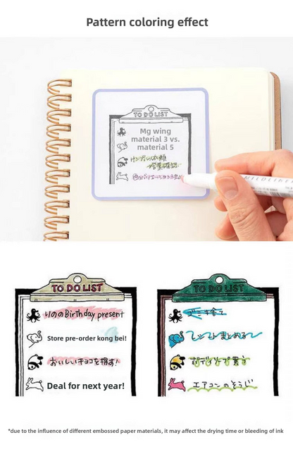 Midori Pre-Inked Paintable Stamp (Square)