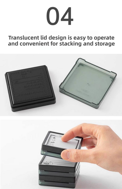 Midori Pre-Inked Paintable Stamp (Square)