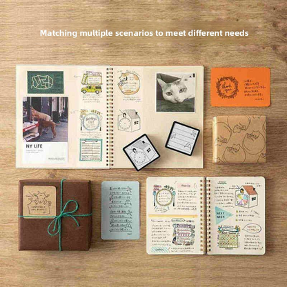 Midori Pre-Inked Paintable Stamp (Square)