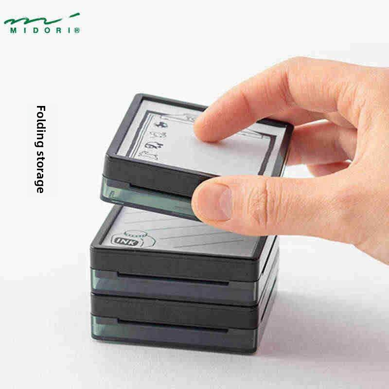 Midori Pre-Inked Paintable Stamp (Square)