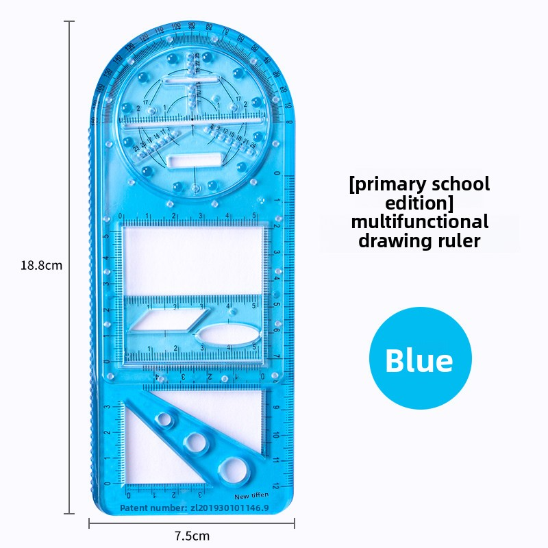 Geometry Multifunctional Ruler
