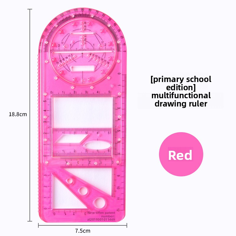 Geometry Multifunctional Ruler