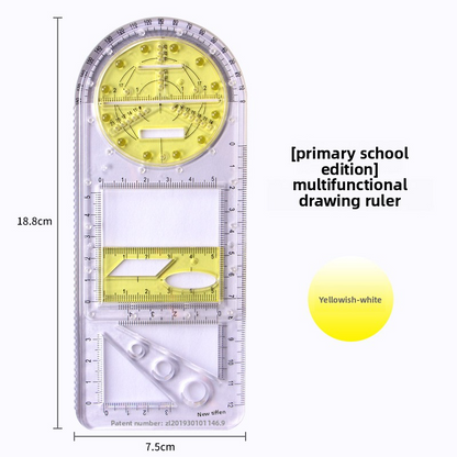 Geometry Multifunctional Ruler