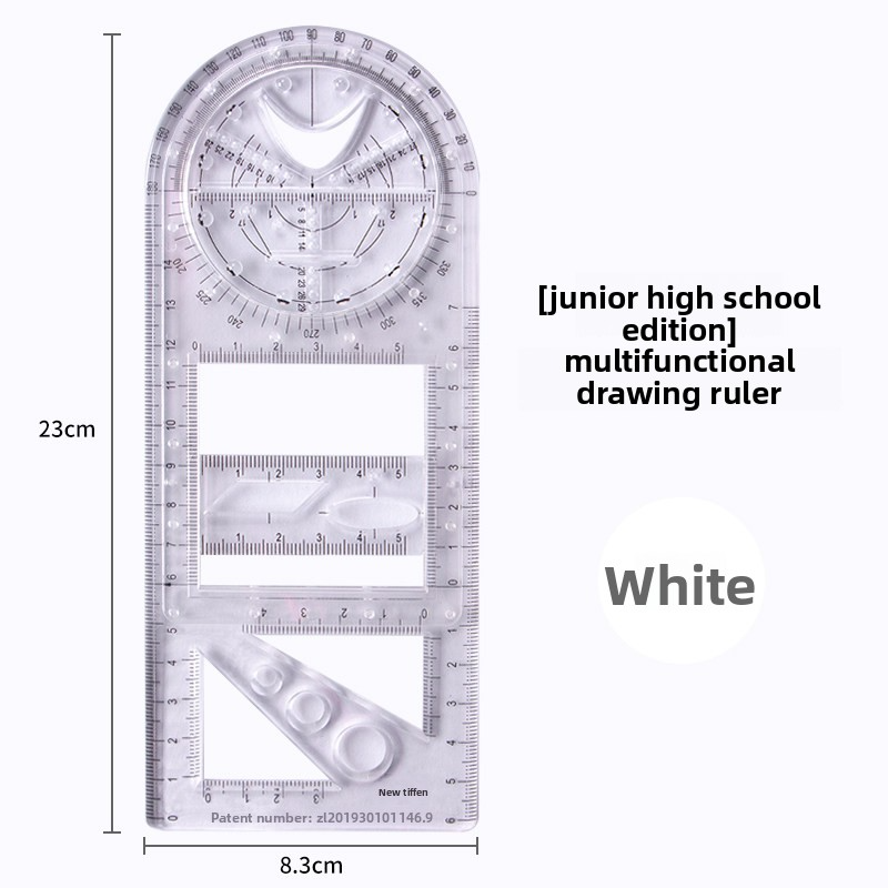 Geometry Multifunctional Ruler
