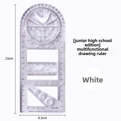 Geometry Multifunctional Ruler