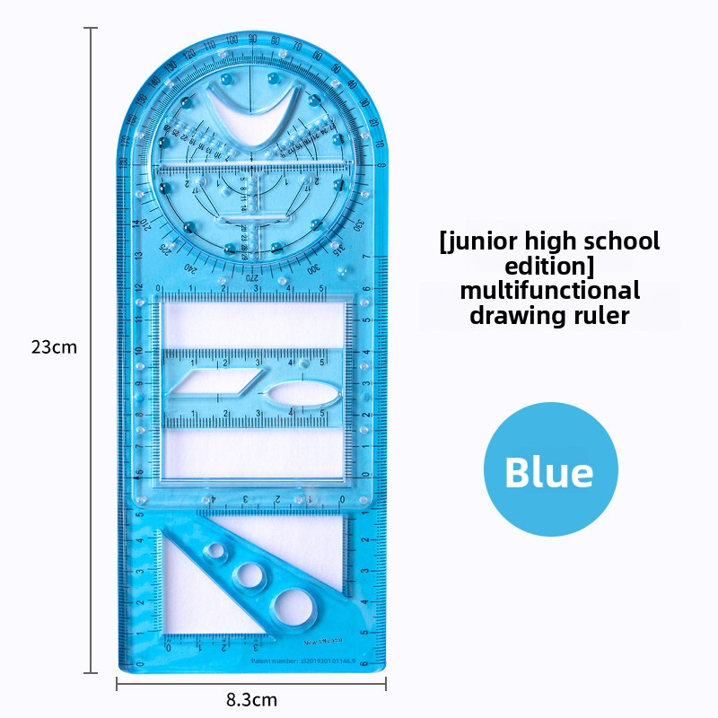 Geometry Multifunctional Ruler
