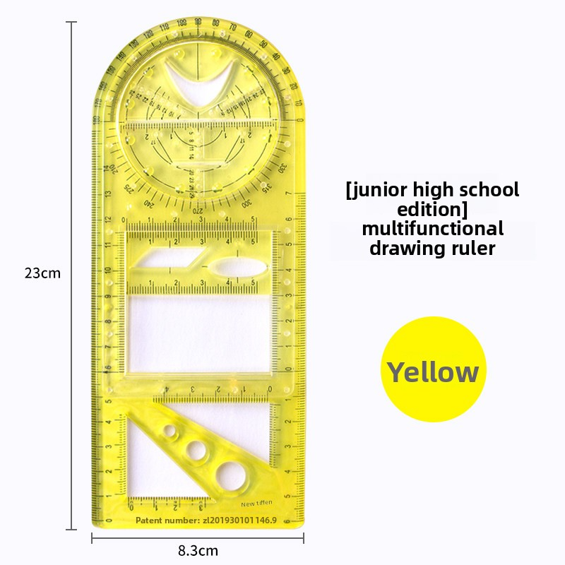 Geometry Multifunctional Ruler