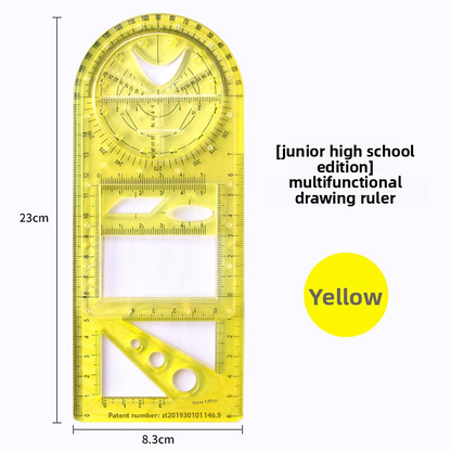 Geometry Multifunctional Ruler