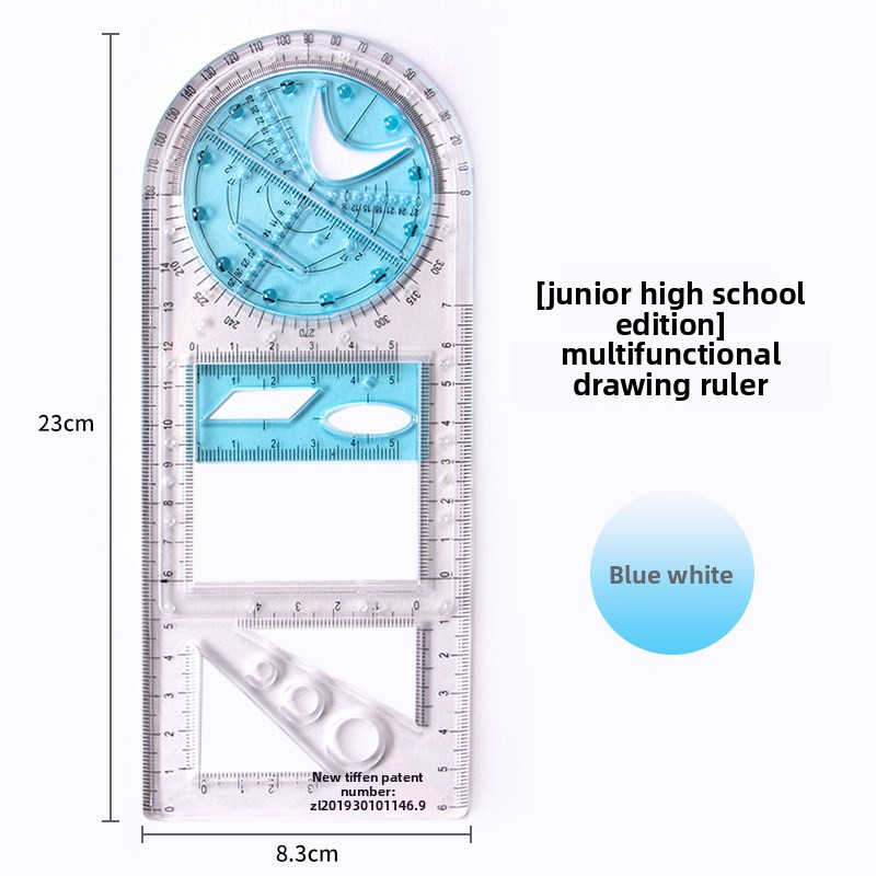 Geometry Multifunctional Ruler