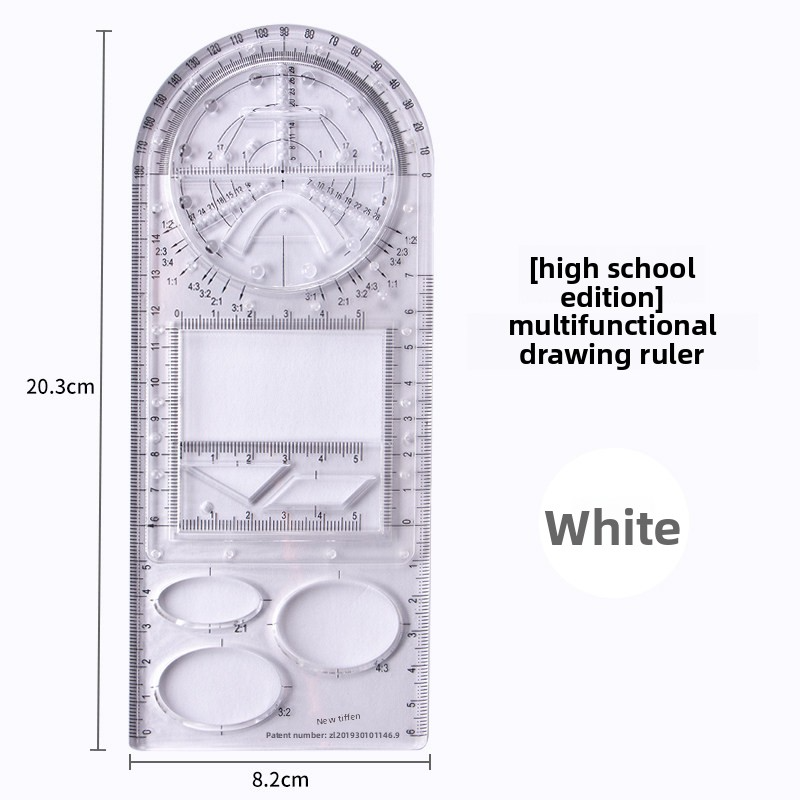 Geometry Multifunctional Ruler