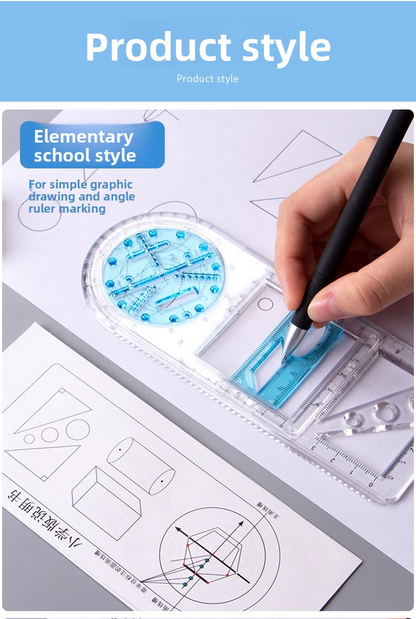 Geometry Multifunctional Ruler