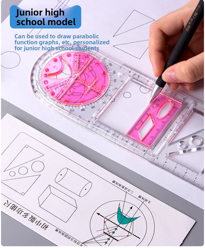 Geometry Multifunctional Ruler