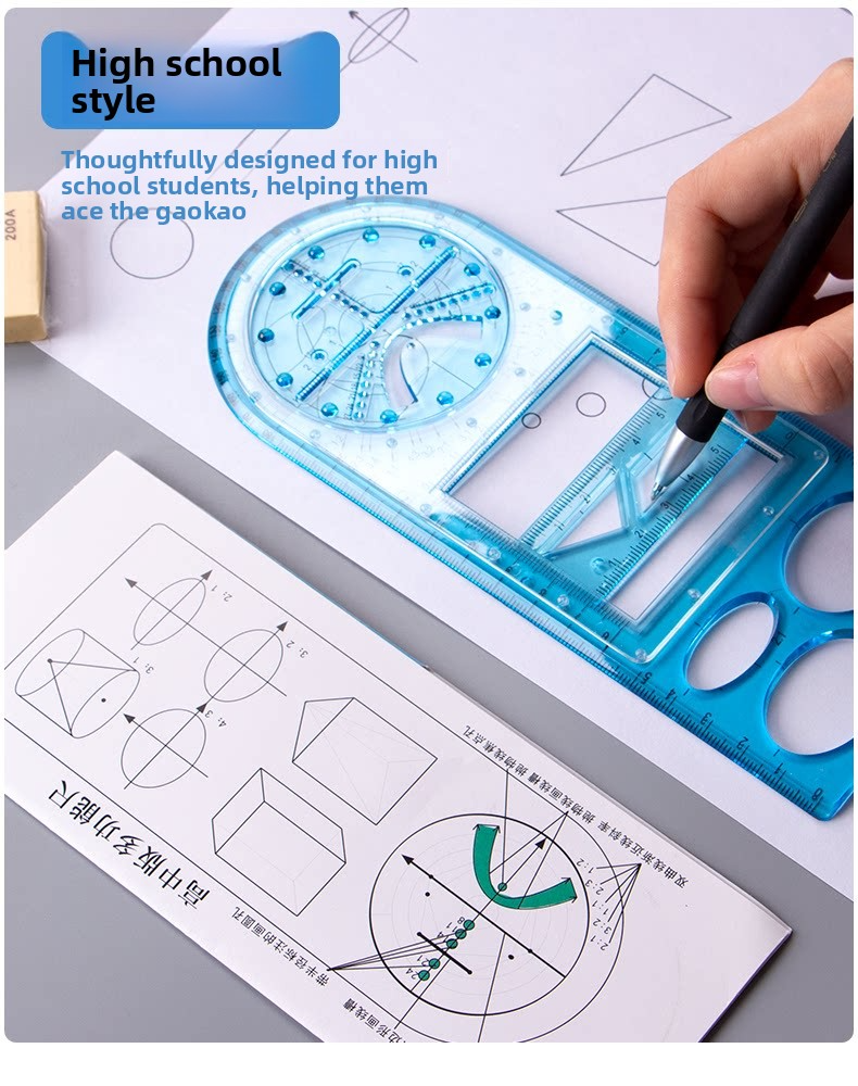 Geometry Multifunctional Ruler