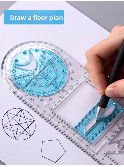 Geometry Multifunctional Ruler