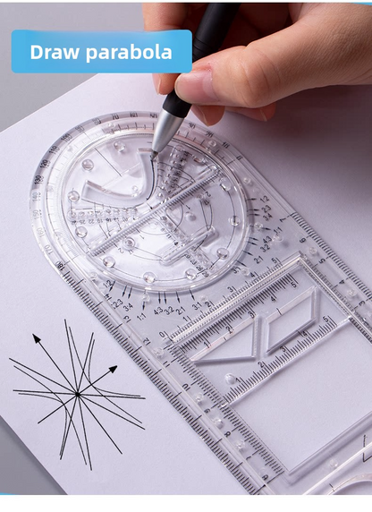 Geometry Multifunctional Ruler