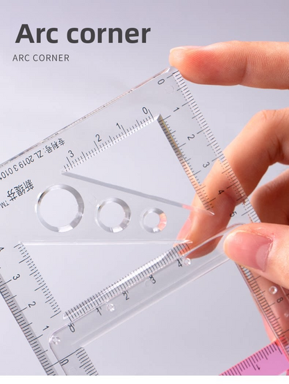 Geometry Multifunctional Ruler