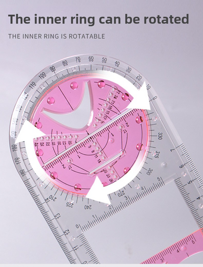 Geometry Multifunctional Ruler