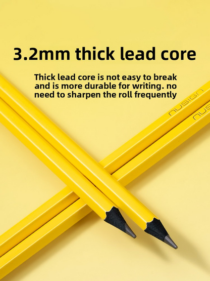 Deli Nusign Black Wood Non-Toxic Pencil HB/ 2B